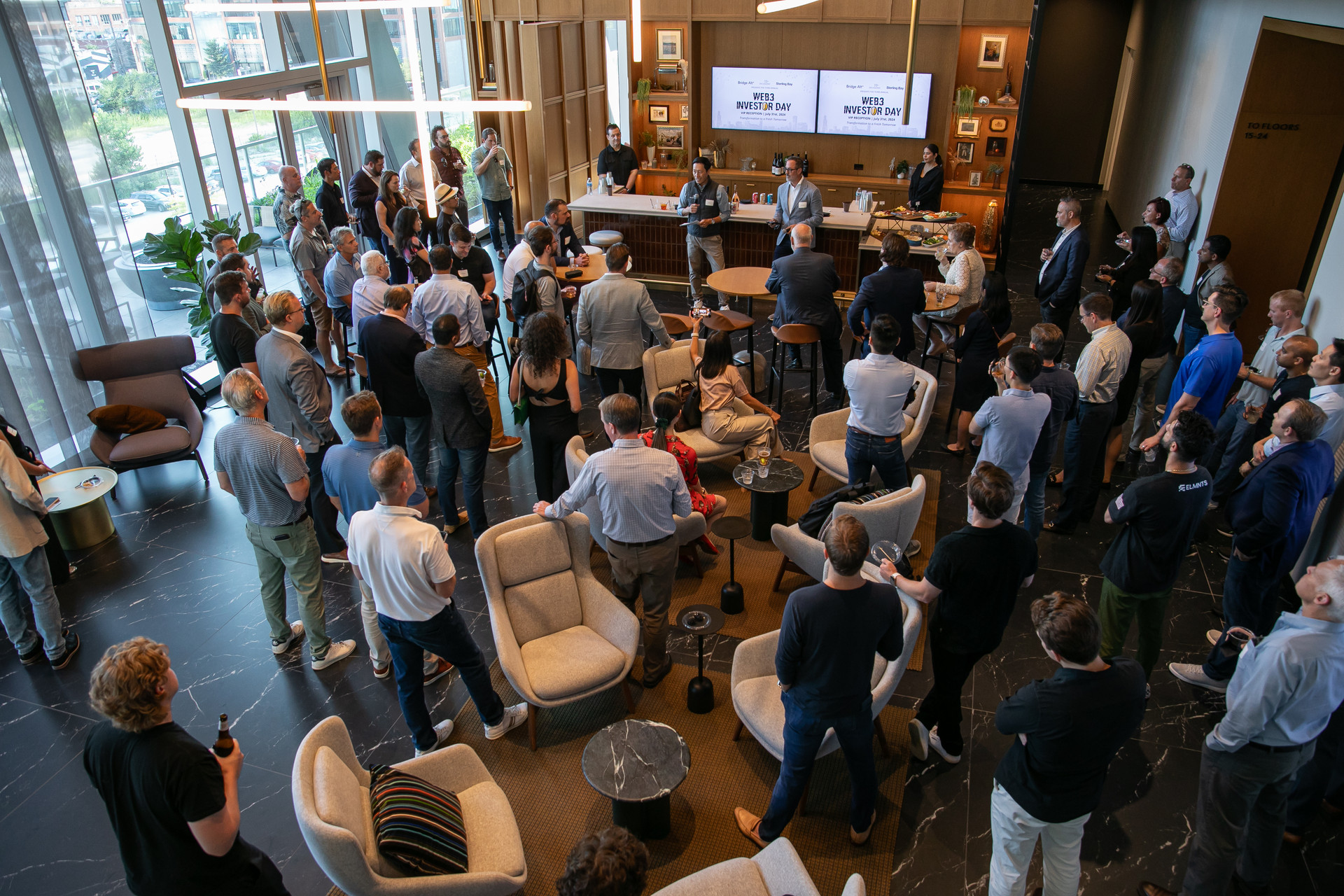Web3 Investor Day event photography
